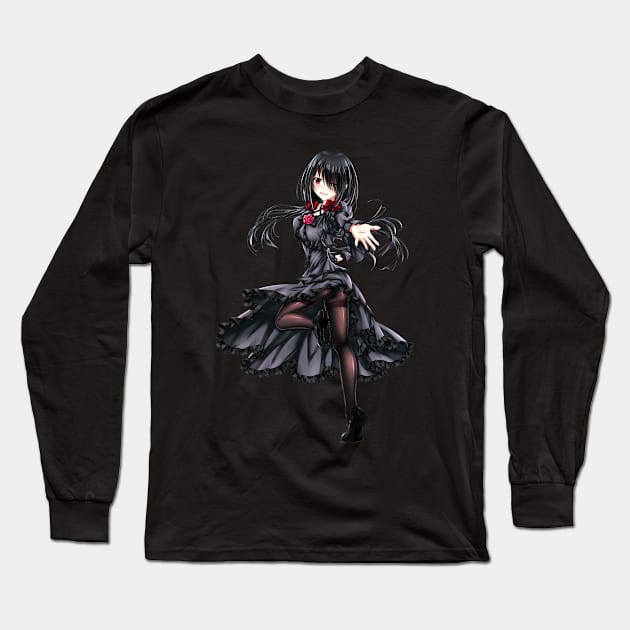 Tokisaki Kurumi Date a Live Long Sleeve T-Shirt by ZarenBeck